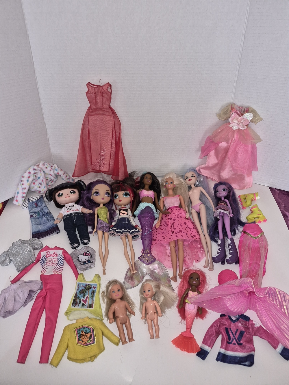 Mixed Doll Lot Barbies, La Dee Da, Winx, MLP, Baby Dolls, Clothing - Picture 5 of 8